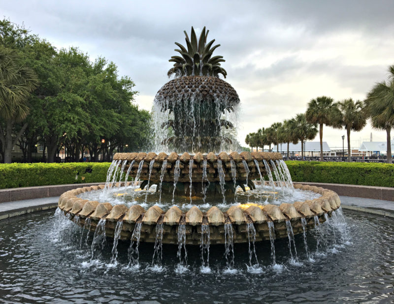 Pineapple Fountain in Charleston